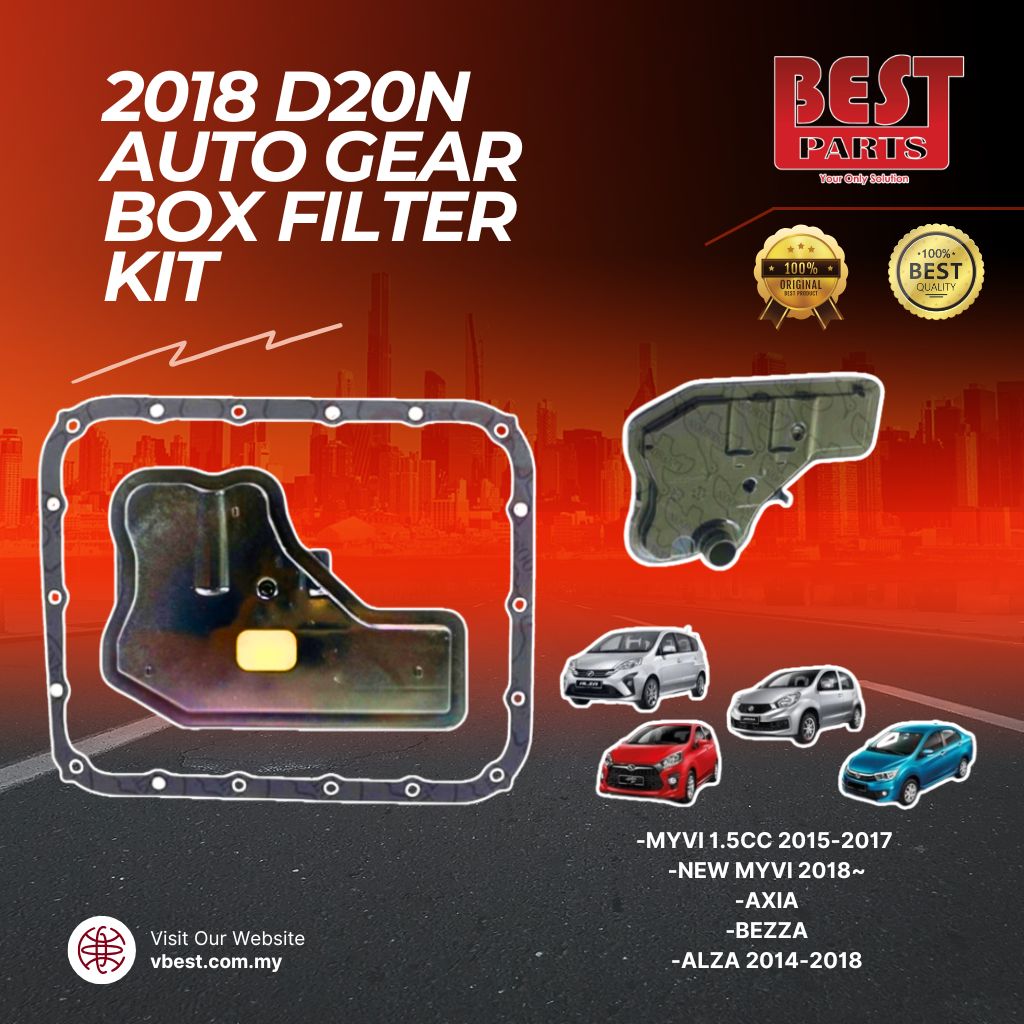 Perodua New Alza 2015-2019 Myvi Icon Axia Bezza New Myvi 2018 D20N Auto Gear Box Filter Kit