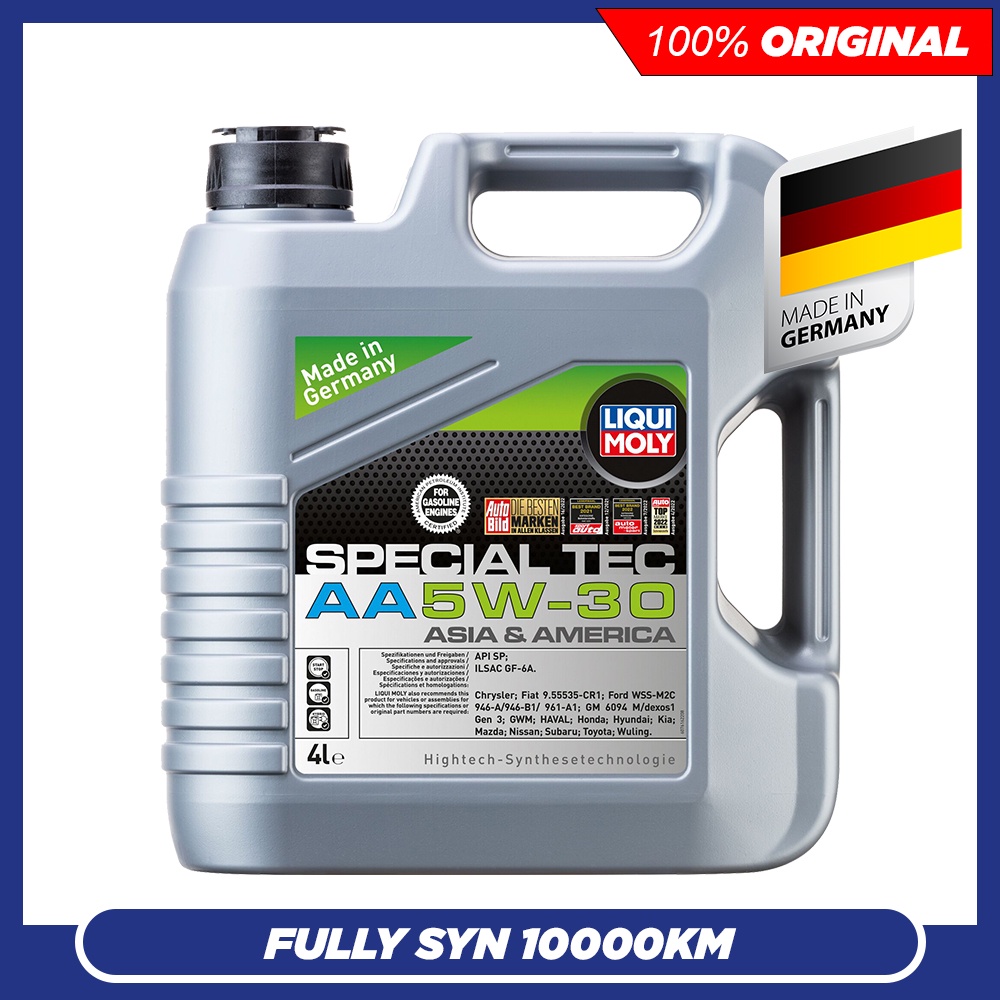 Liqui Moly SPECIAL TEC AA 5W30 0W20 SP Fully Synthetic Engine Oil 4Litre 10000KM 5W-30 0W-20 Minyak Hitam Minyak Engine - Image 3
