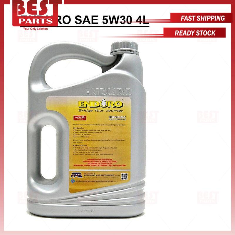 Tan Chong Engine Oil Enduro Semi Synthetic SAE 5W30 API SN Minyak Hitam 4 Liter - Image 2