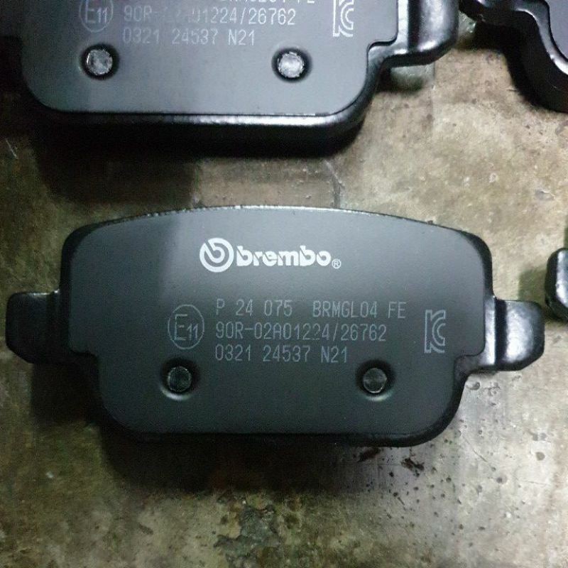 100% Original Brembo Proton Exora Bold Preve Suprima Rear Brake Pad Black-Shim P24075 - Image 4
