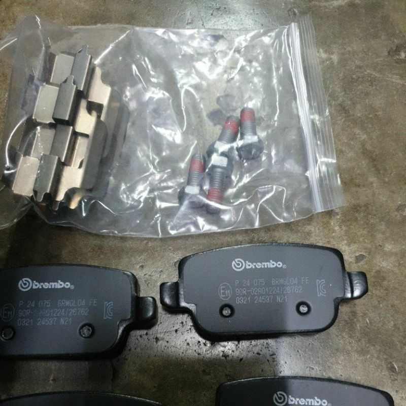 100% Original Brembo Proton Exora Bold Preve Suprima Rear Brake Pad Black-Shim P24075 - Image 6