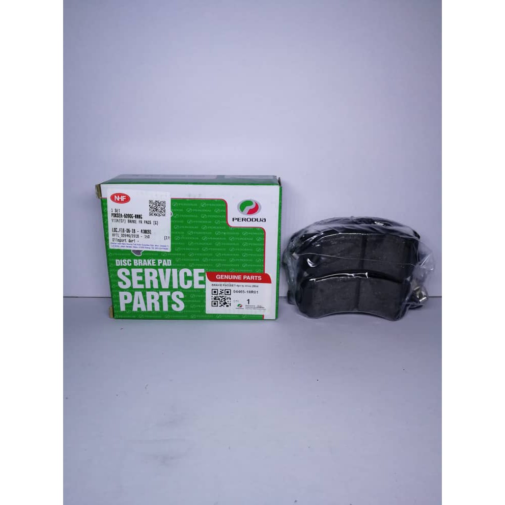 100% Original Perodua Viva ( All Type ) Front Brake Pads ( 04465-18R01) - Image 2