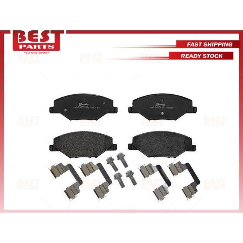 100% Original Brembo Volkswagen Polo 1.6 Sedan Year 2011-2016 Vento 1.6 Front Brake Pad Black-Shim P85121 - Image 3