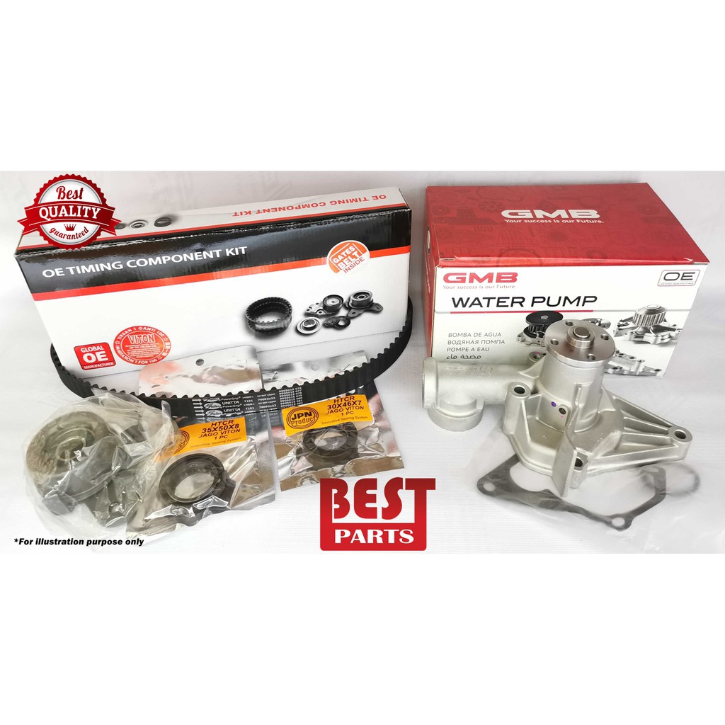 Gates Timing Belt Kit Timing Kit Proton Saga 12V Iswara Wira 1.3 1.5 92RU22 - Image 5