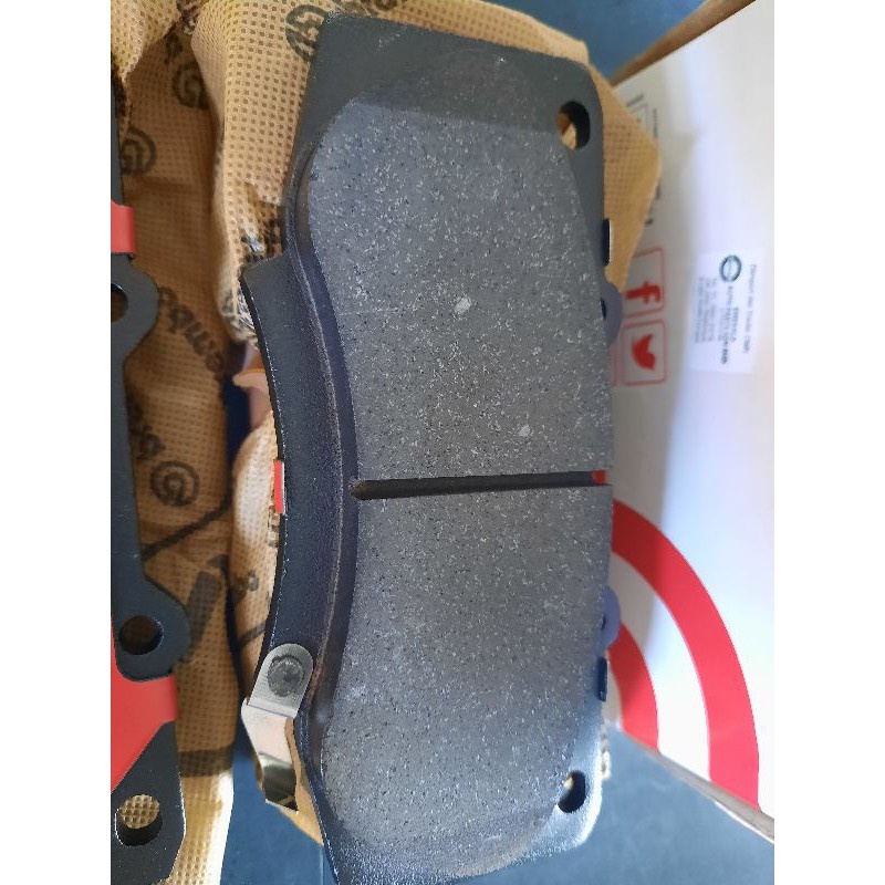 100% Original Brembo Toyota Hilux KUN26 Front Brake Pad Red-Shim P83140 - Image 3