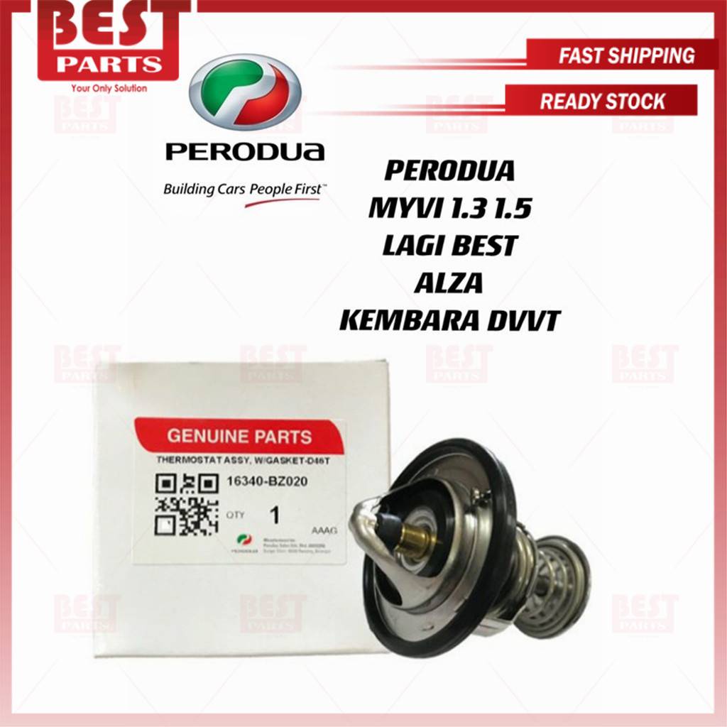 100% Original Perodua Alza Myvi 1.3 1.5 Lagi Best Kembara DVVT Thermostat 16340-BZ020