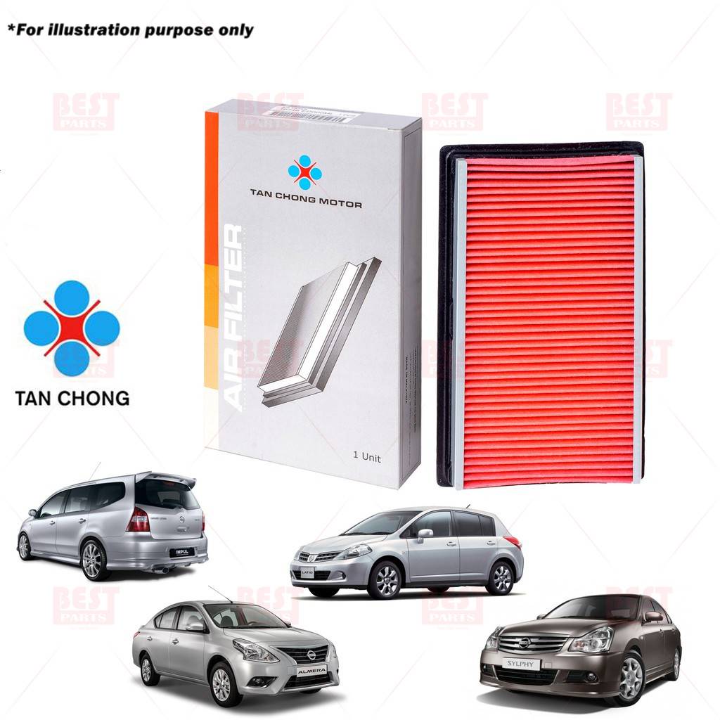 TAN CHONG AIR FILTER NISSAN ALMERA GRAND LIVINA LATIO SYLPHY