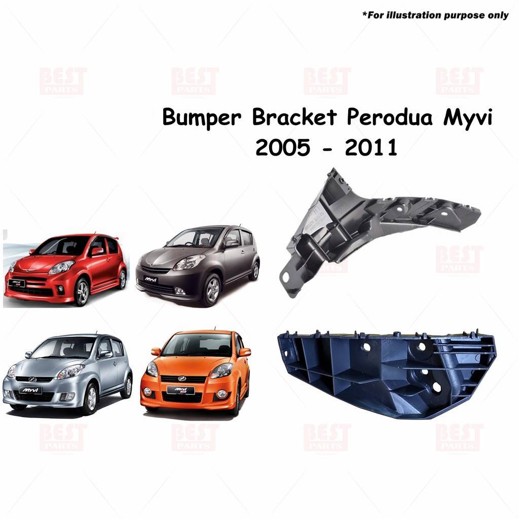 Oem Perodua Myvi 2005-2010 Depan Front Bumper Bracket Bumper Side Support