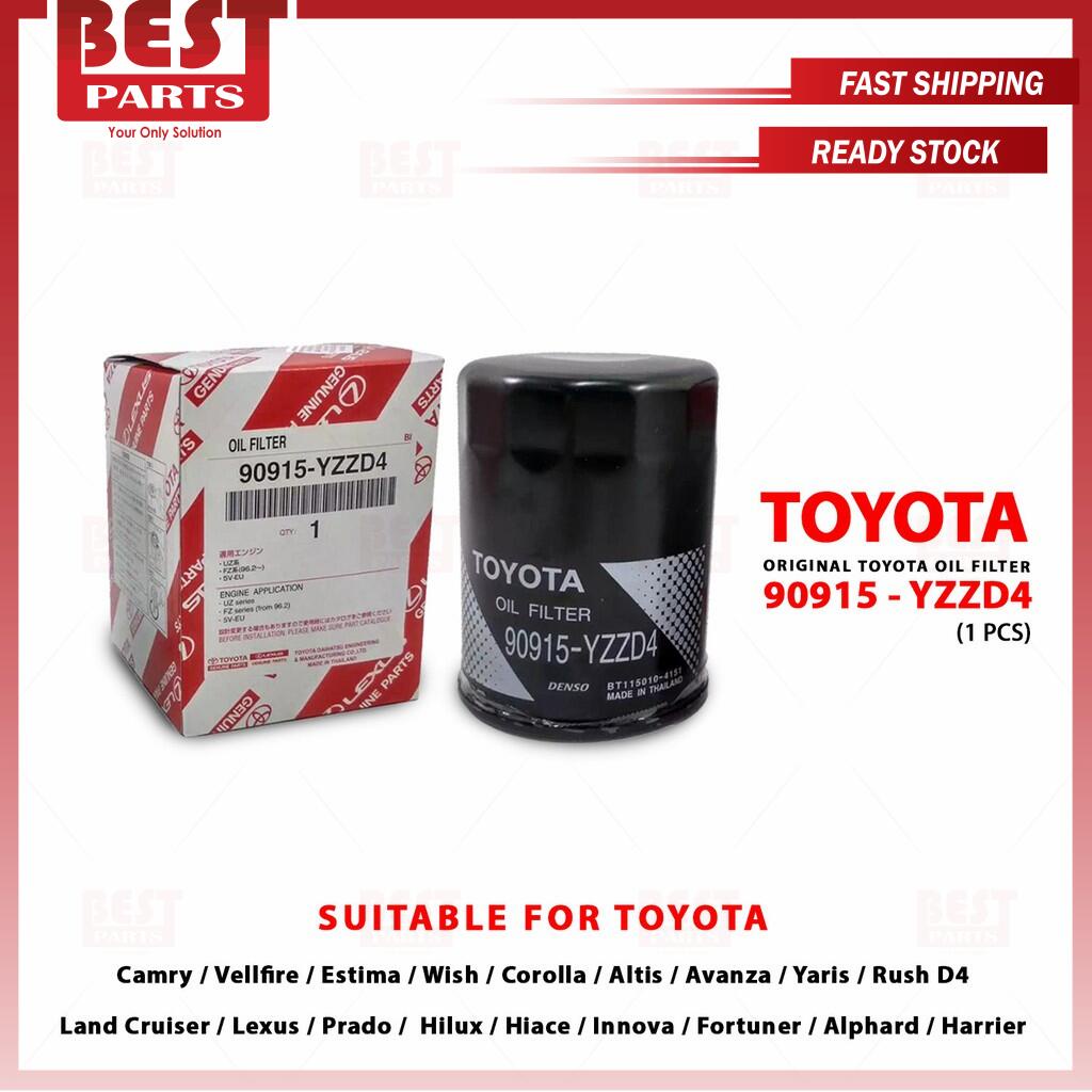 Original Oil Filter Toyota Hilux Prado Hiace Landcruiser Alphard Estima Lexus Kdh200 90915-YZZD4