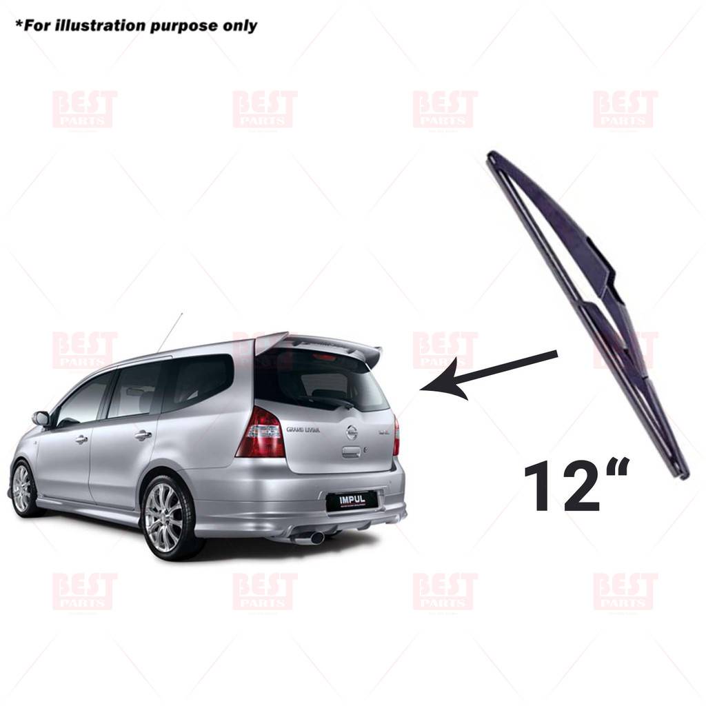 ORIGINAL REAR WIPER BLADE NISSAN GRAND LIVINA 12"