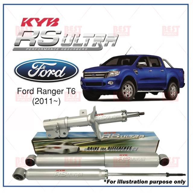 Ford Ranger T6 2011 Year Front&Rear Kayaba Rs Ultra Heavy Duty Original 1Set=4pcs Kayaba Suspension