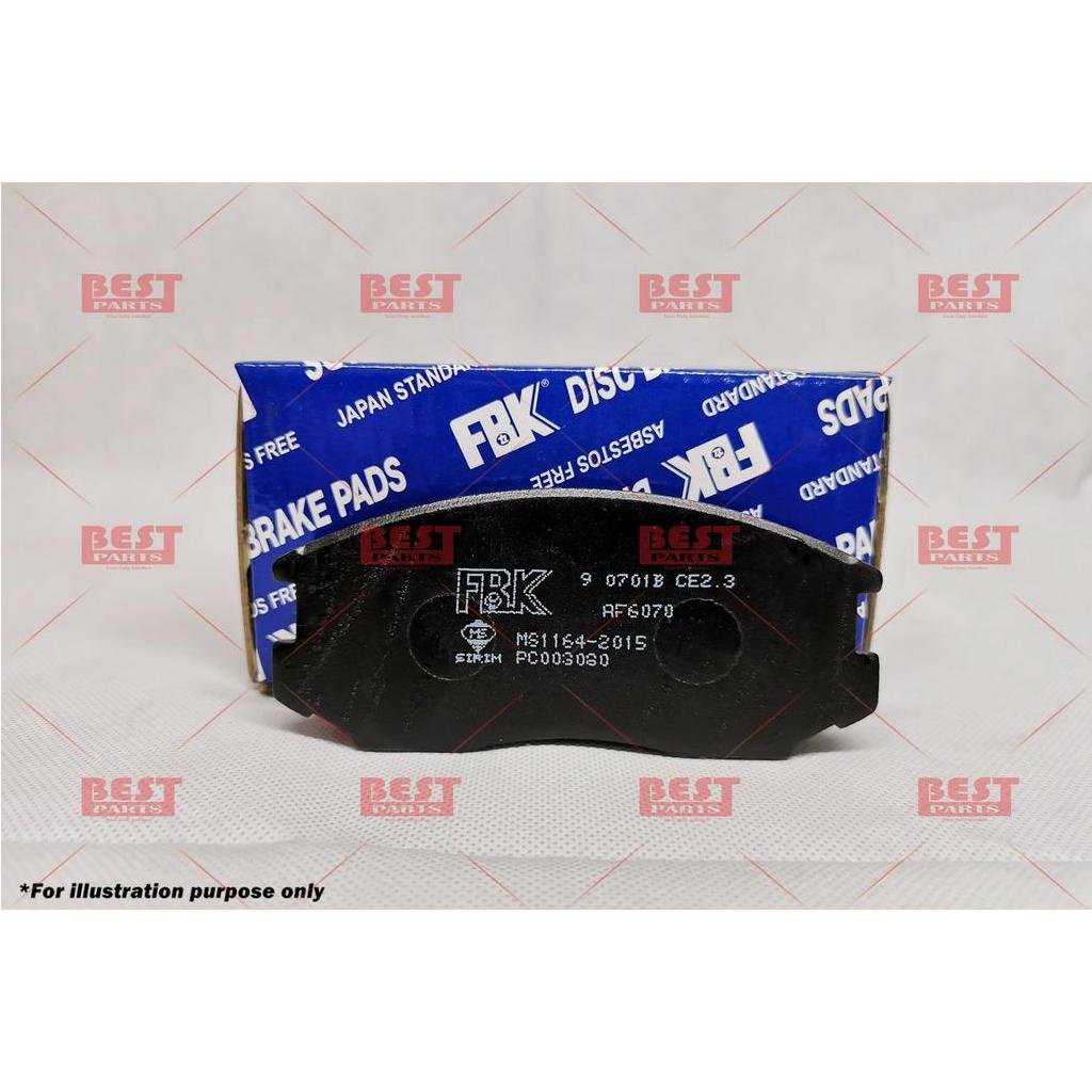 *FBK*Proton Saga,Iswara,Wira 1.3-1.5 Front Brake Pad