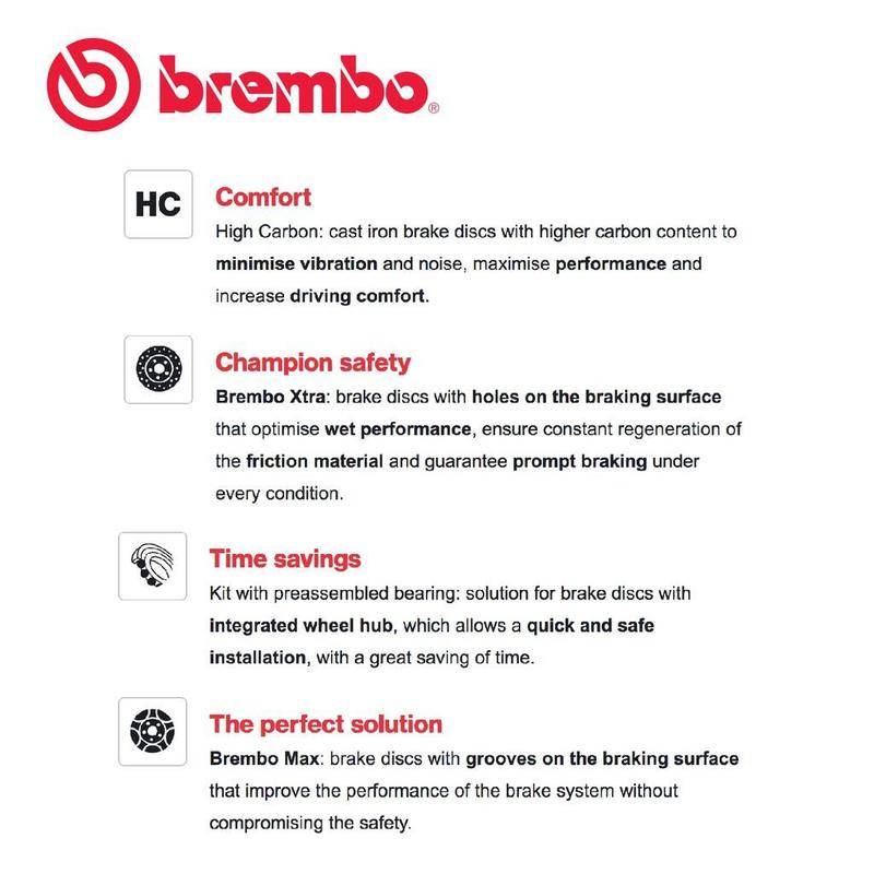 Brembo Toyota Altis 1.8 2001~2008 Front Disc Rotor Depan Disc Plate Rotor 100% Original Brembo Brake Disc - Image 5