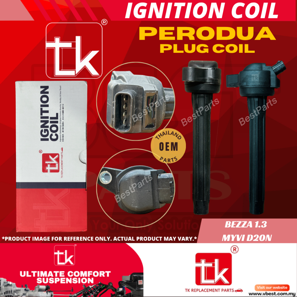 🇹🇭 OEM Quality Ignition Plug Coil Perodua Bezza 1.3 Myvi 1.5 D20N Toyota Vios NSP151 Spark Coil